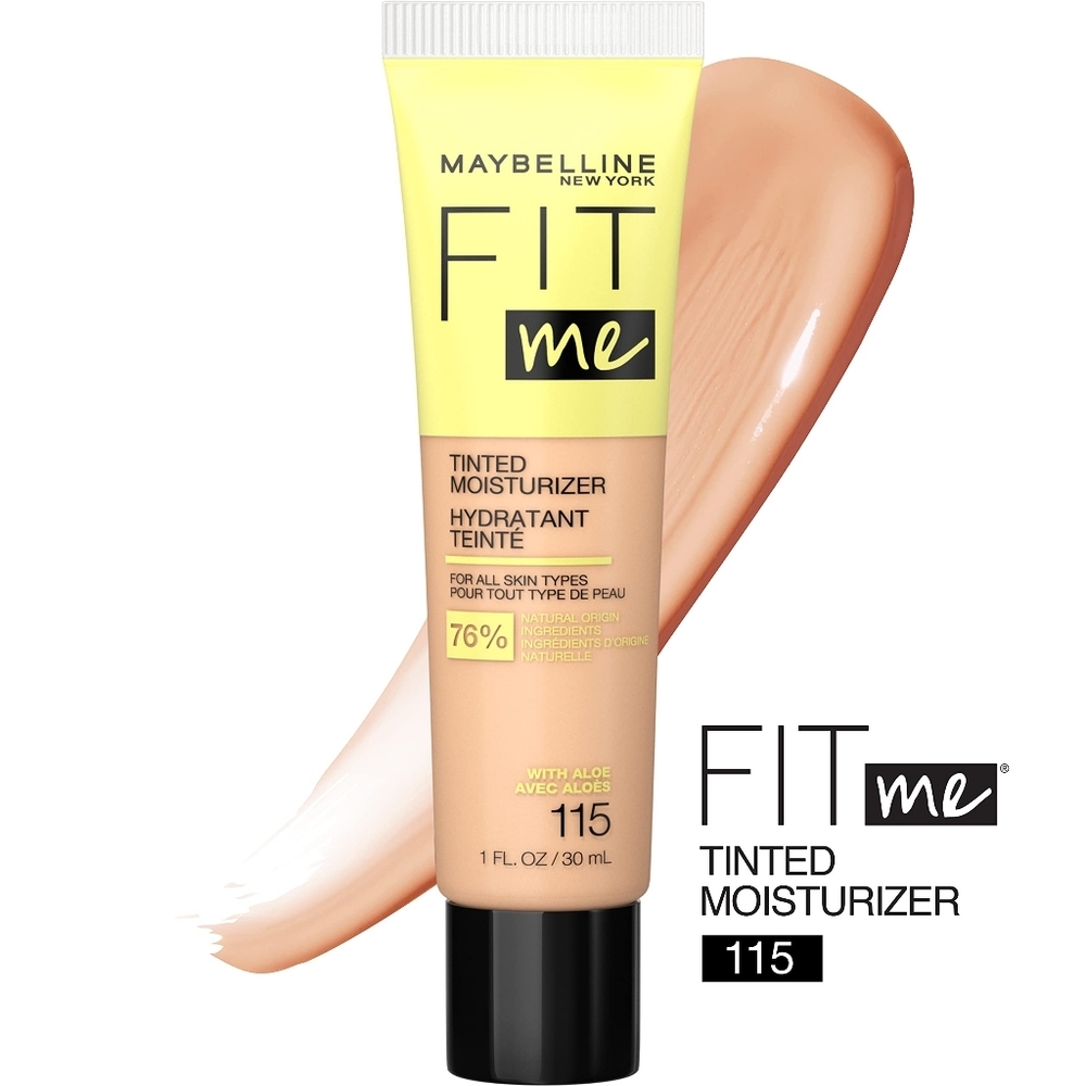3/$12 Maybelline Fit Me Tinted Moisturizer, Natural Coverage, 115